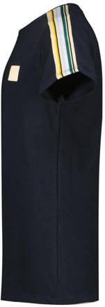 VINGINO T-shirt Jape donkerblauw geel Jongens Katoen Ronde hals Meerkleurig 128 - Foto 3