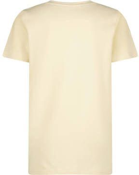 VINGINO T-shirt Jape zachtgeel grijs Jongens Katoen Ronde hals Effen 116