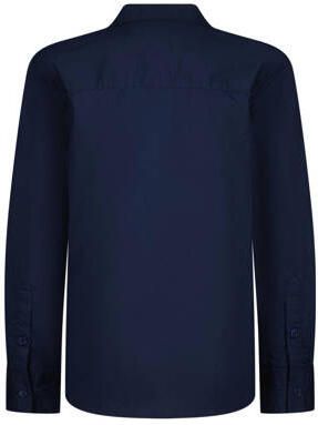 VINGINO T-shirt Lasic blauw Jongens Katoen Klassieke kraag Effen 116