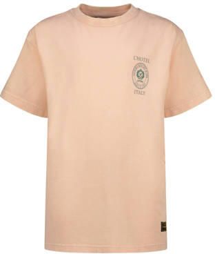 Vingino T-shirt met backprint oranje Jongens Katoen Ronde hals Backprint - Foto 6