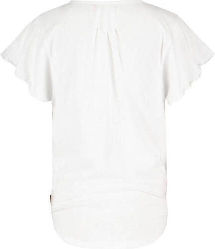 VINGINO T-shirt met printopdruk wit Meisjes Katoen Ronde hals Printopdruk 104 - Foto 3