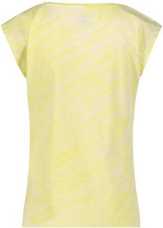 VINGINO T-shirt met tekst lichtgeel Meisjes Katoen Ronde hals Tekst 110 - Foto 2