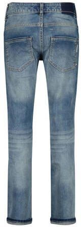 VINGINO tapered fit jeans Giovanni mid blue wash Blauw Jongens Stretchdenim 128 - Foto 1