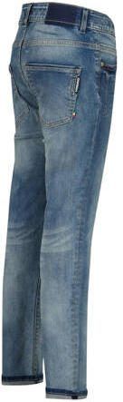 VINGINO tapered fit jeans Giovanni mid blue wash Blauw Jongens Stretchdenim 128