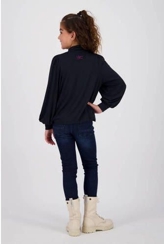 VINGINO top Jonny met printopdruk zwart Meisjes Viscose Col Printopdruk 116 - Foto 4