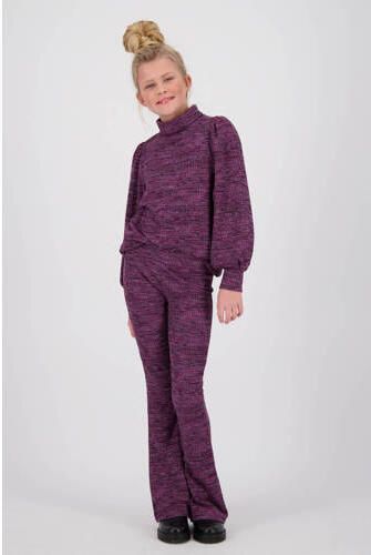 VINGINO trui Joyce met all over print paars Meisjes Polyester Col All over print 128 - Foto 6