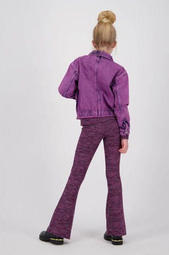 VINGINO trui Joyce met all over print paars Meisjes Polyester Col All over print 128 - Foto 4