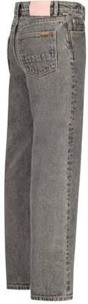 VINGINO wide leg jeans Cato grey vintage Grijs Meisjes Katoen Effen 128