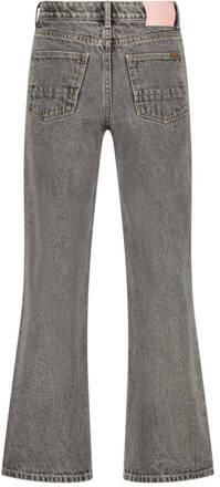 VINGINO wide leg jeans Cato grey vintage Grijs Meisjes Katoen Effen 128 - Foto 3