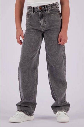 VINGINO wide leg jeans Cato grey vintage Grijs Meisjes Katoen Effen 128 - Foto 2