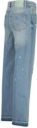 VINGINO wide leg jeans Cato medium blue denim Blauw Meisjes Katoen Effen 128