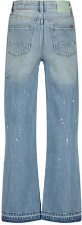 VINGINO wide leg jeans Cato medium blue denim Blauw Meisjes Katoen Effen 128 - Foto 2