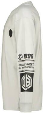 VINGINO x Daley longsleeve Heffaro met printopdruk lichtgrijs Jongens Stretchkatoen Ronde hals 122 128 - Foto 1