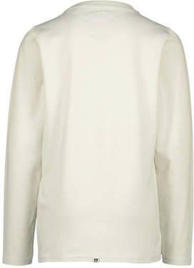 VINGINO x Daley longsleeve Jario met printopdruk grijswit Jongens Stretchkatoen Ronde hals 128 - Foto 3