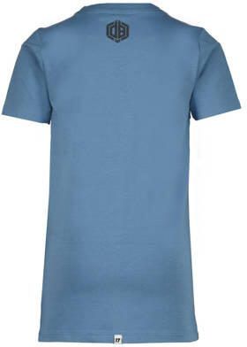 VINGINO x Daley T-shirt Hernandez met printopdruk blauw Jongens Stretchkatoen Ronde hals 146 152