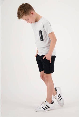 VINGINO x Daley T-shirt Hernandez met printopdruk lichtgrijs Jongens Stretchkatoen Ronde hals 158 164