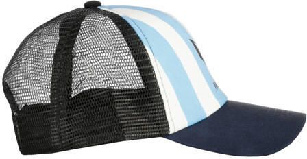VINGINO x Messi gestreepte pet met logo blauw wit Jongens Polyester Streep - Foto 2