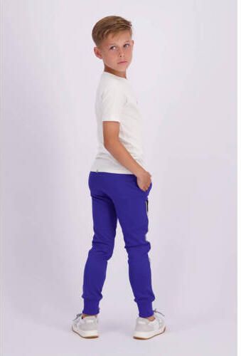 VINGINO x Messi joggingbroek Serto met zijstreep hardblauw Jongens Sweat 116
