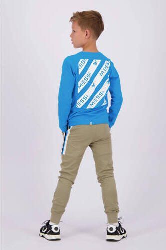 VINGINO x Messi longsleeve Juan met backprint blauw Jongens Sweat Ronde hals 158 164 - Foto 3