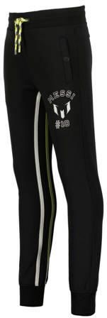 VINGINO x Messi skinny joggingbroek Siquel met zijstreep zwart Meisjes Polyester 104 - Foto 3