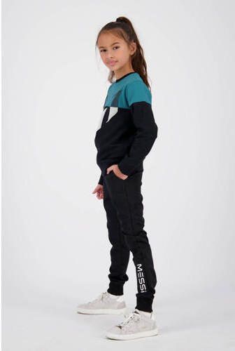 VINGINO x Messi sweater Nessi met logo diepblauw zwart Logo 104 - Foto 4