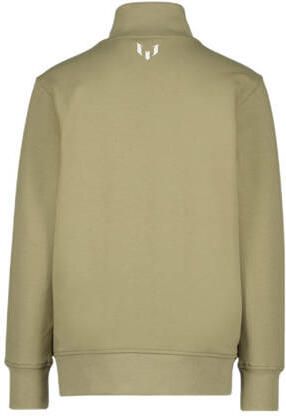 VINGINO x Messi sweatvest Oyen groen Katoen Ronde hals 110 116