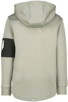 VINGINO x Messi sweatvest Rosario grijsgroen Jongens Polyester Capuchon 104 - Foto 2