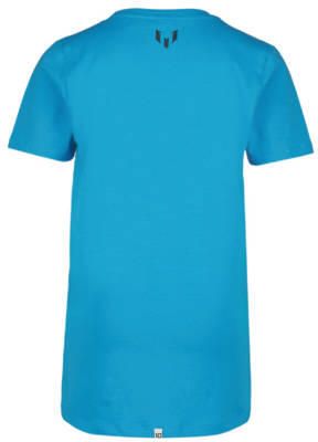 VINGINO x Messi T-shirt Hogo met printopdruk blauw Jongens Katoen Ronde hals 104