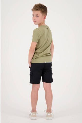 VINGINO x Messi T-shirt Hogo met printopdruk groen Jongens Katoen Ronde hals 128