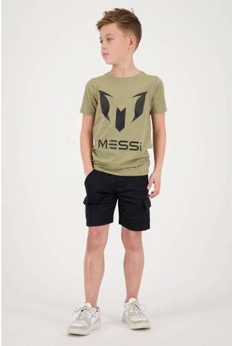 VINGINO x Messi T-shirt Hogo met printopdruk groen Jongens Katoen Ronde hals 128 - Foto 2