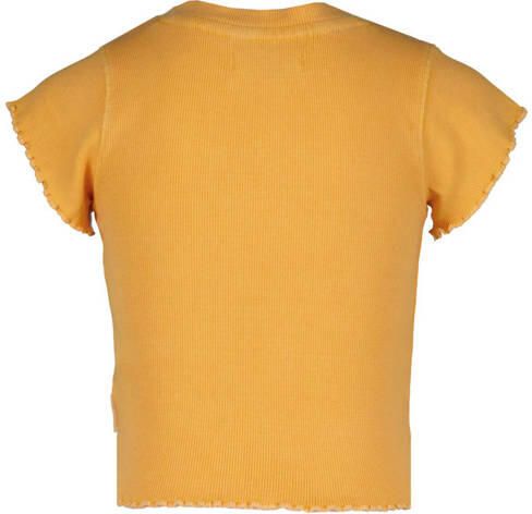 VINGINO x Senna Bellod crop top okergeel Meisjes Katoen Mao kraag Effen 140 - Foto 2