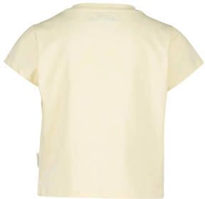 VINGINO x Senna Bellod T-shirt met tekst lichtgeel Meisjes Katoen Ronde hals 104 - Foto 2