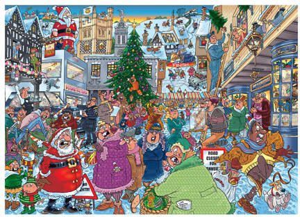 Wasgij christmas 19 kerstrun! legpuzzel 1000 stukjes - Foto 3