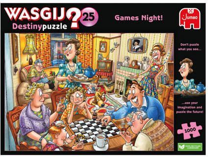 Wasgij destiny 25 spelletjesavond! legpuzzel 1000 stukjes - Foto 2