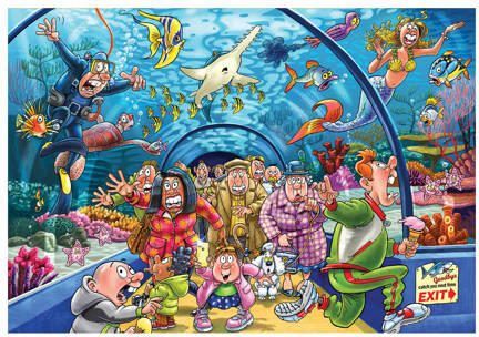 Wasgij original 43 niet aan de haak! legpuzzel 1000 stukjes - Foto 3