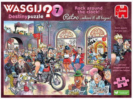 Wasgij retro destiny 7 rock around the clock! legpuzzel 1000 stukjes - Foto 3