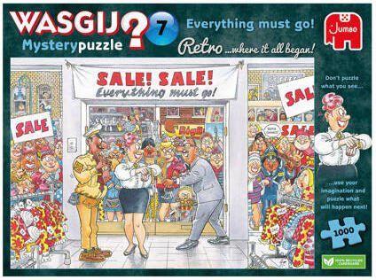 Wasgij retro mystery 7 uitverkoop! legpuzzel 1000 stukjes - Foto 2