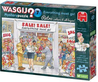 Wasgij retro mystery 7 uitverkoop! legpuzzel 1000 stukjes