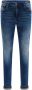 WE Fashion Blue Ridge skinny jeans dark blue denim Blauw Jongens Jog denim 110 - Thumbnail 2