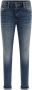 WE Fashion Blue Ridge super skinny jeans blue denim Blauw Jongens Stretchdenim 158 - Thumbnail 2