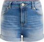WE Fashion Blue Ridge skinny jeans short mid blue Korte broek Blauw Meisjes Stretchdenim 146 - Thumbnail 2