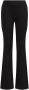 WE Fashion flared broek van gerecycled polyester zwart Meisjes Gerecycled polyester (duurzaam) 152 - Thumbnail 2