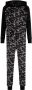 WE Fashion Salty Dog onesie met allover print zwart grijs - Thumbnail 2