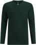 WE Fashion basic longsleeve donkergroen Jongens Stretchkatoen V-hals Effen 110 116 - Thumbnail 2