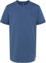 WE Fashion T-shirt grijsblauw Jongens Katoen Ronde hals Effen 122 128 - Thumbnail 2