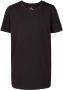 WE Fashion T-shirt Basics zwart Jongens Katoen V-hals Effen 110 116 - Thumbnail 2
