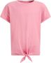 WE Fashion T-shirt roze Meisjes Katoen Ronde hals Effen 158 164 - Thumbnail 2
