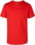 WE Fashion T-shirt rood Jongens Katoen Ronde hals Effen 122 128 - Thumbnail 2