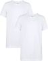 WE Fashion T-shirt set van 2 wit Jongens Stretchkatoen Ronde hals Effen 158 164 - Thumbnail 2