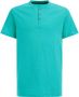 WE Fashion T-shirt van biologisch katoen turquoise Blauw 146 152 - Thumbnail 2